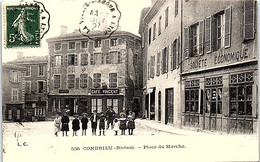 Delcampe - 69 - CONDRIEU -- Place Du Marché - Condrieu