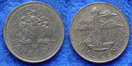 BARBADOS - 5 Cents 1999 KM#11 Commonwealth Independent (1966) - Edelweiss Coins - Barbades