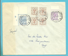 854+1026A+1026B Op Imprime Sterstempel (Relais) * WESTMEERBEEK * - 1977-1985 Zahl Auf Löwe (Chiffre Sur Lion)