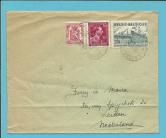 423+691+764 Op Brief Met Stempel LONDERZEEL - 1948 Export