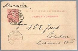 Portugal, 1904, For Dresden - Lettres & Documents