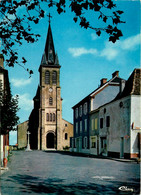 Arzacq * Rue Et Place De L'église * Débit De Tabac - Autres & Non Classés