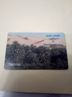 MAURITANIE PREPAID DESERT OASIS MARITEL MOBILES 1500 UM UT VALID 01.06.2002 - Mauritanie