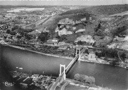 27-LES-ANDELYS- VUE AERIENNE , LE PONT SUR LA SEINE , LE CHATEAU GAILLARD - Les Andelys