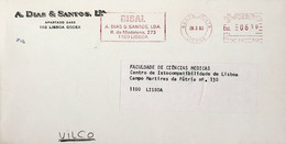 1983 Portugal Franquia Mecânica Da Disal - Macchine Per Obliterare (EMA)