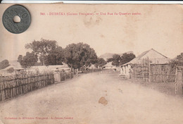 Carte Postale Ancienne De DUBREKA   Une Rue Du Quartier Centre - Guinée