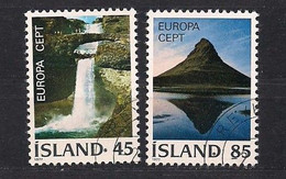 Cept 1977 Ijsland Iceland Islande Yvertn° 475-76 (o) Oblitéré Europa - 1977