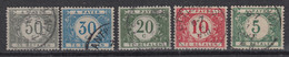 BELGIE : TAXE 26-31 (0) – Cijfer – 1919 – Postage Due - Autres & Non Classés