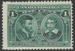 Canada. 1908 Quebec Tercentenary. 1c MH. SG 189 - Neufs