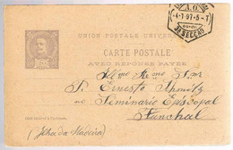 Portugal, 1897, For Funchal - Lettres & Documents