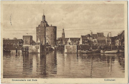 Enkhuizen.   -   Drommedaris Met Sluis   -   1930   Naar  Oudorp - Enkhuizen