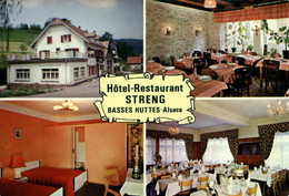 Orbey  Basses Huttes Lot 2 CP CPA 68 Haut Rhin Hotel Restaurant Streng 1963 - Orbey