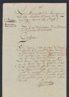 Précurseur - LAC "La Municipalité De Reningue 24 Brumaire An 4" (1795) > Ypres / Texte - 1794-1814 (French Period)