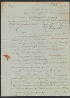 Précurseur - LAC "Liberté égalité" (Langemark 17 Frimaire An 6) + Cachet De La Mairie & Filigrane > Bruges - 1794-1814 (Période Française)