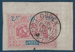 France Colonies Obock N°57  Coin De Feuille Oblitéré Obock Superbe !! - Oblitérés