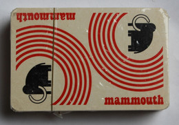 Jeu De Cartes 54 Cartes Publicitaire Mammouth Neuf Sous Plastique - 54 Karten
