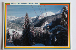 Les Contamines Montjoie - échapée Sur La Station Depuis Les Télécabines - 1993 - Contamine-sur-Arve