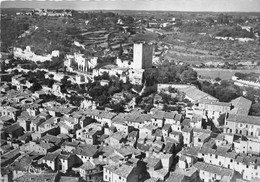 30-SOMMIERES- VUE AERIENNE ET LE CHATEAU - Sommières