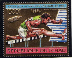 Tchad 1984 -  Timbre Or "JO Eté Los Angeles"  Neuf** - MNH (Gold Stamp) - Other