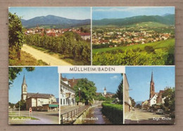 CPSM ALLEMAGNE - MÜLLHEIM / BADEN - TB CP Multivue Dont Vues Générale , Eglise Centre Village , Evgl. Kirche , Etc... - Müllheim