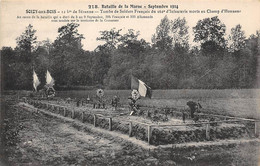 Soisy-aux-Bois      51        Guerre 14/18     Tombe Du Soldat Français Mort Au Champ D'Honneur          (voir Scan) - Autres & Non Classés