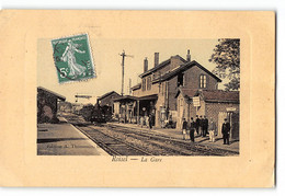 CPA 80 Roisel La Gare Et Le Train Tramway - Roisel