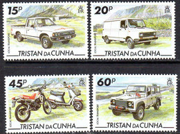 Tristan Da Cunha 1995 Local Transport Set Of 4, MNH, SG 576/9 - Tristan Da Cunha