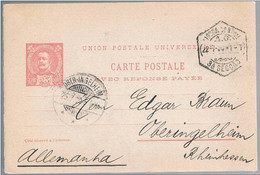 Portugal, 1900, For Rheinhessen - Lettres & Documents