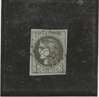 EMISSION DE BORDEAUX -TIMBRE N° 39 B OBLITERE  .TB -ANNEE 1870 - COTE : 220 € - 1870 Bordeaux Printing