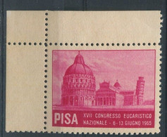 PISA 1965 XVII CONGRESSO EUCARISTICO NAZIONALE - Erinnophilie