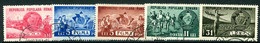 ROMANIA 1950 People's Sport Used.  Michel 1242-46 - Oblitérés