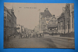 Ath 1923: La Place De La Gare Très Animée - Ath