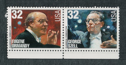 USA Scott # 3160 & 3161  1997  Legends Of American Music - Composers And Conductors    32c   Mint NH  (MNH) - Unused Stamps