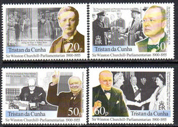 Tristan Da Cunha 2000 Winston Churchill Set Of 4, MNH, SG 696/9 - Tristan Da Cunha