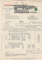 Facture Illustrée 23/5/1933  W SEIBEL Couverts De Table METTMANN Allemagne Représentant Camille Bret Lille - 1900 – 1949