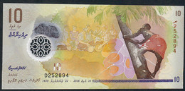 MALDIVES P26b 10 RUFIYAA 2018 #D    UNC. - Maldive