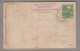 Tschechien Heimat Schäferei 1915-08-25 (Karlsbrunn) Auf AK Schutzhütte W.Krommer Foto - ...-1918 Préphilatélie