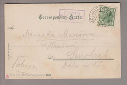 Tschechien Heimat Senohraby /Senorab 1906-08-30 St.Michael Ob.Leoben 2 Postablage Auf AK - ...-1918 Vorphilatelie