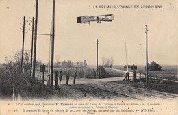 Sillery        51       Aviation. Farman Se Rend Au Camp De Châlons      (voir Scan) - Sillery