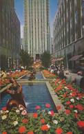 United States PPC Fountains & Gardens In The Promenade Rockefeller Plaza 1959 STOCKHOLM Sweden Pan American Games - Piazze