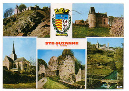 SAINT SUZANNE --1986-- Multivues  ( Blason )...timbre...cachet................à Saisir - Sainte Suzanne