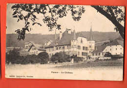 ZBZ-14  Peseux, Le Château.  Vignes. Phototypie 4609. Circulé Vers Berlin En 1907 - Peseux