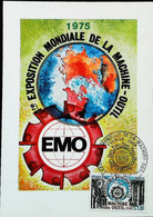 ►  Exposition Mondiale De La Machine Outil - EMO (Paris 1975)  Carte Maximum Card - Usines & Industries