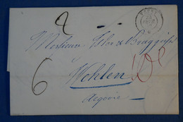 H23 SUISSE BELLE LETTRE 1842 VEVEY  POUR UN INDUSTRIEL CONNU DE WOHLEN + TAXE ROUGE MANUSCRITE+AFFRANCH INTERESSANT - ...-1845 Prephilately