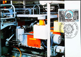 ►  Exposition Mondiale De La Machine Outil - EMO (Paris 1975)  Carte Maximum Card - Usines & Industries