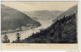 GREIN An Der Donau, Panorama, Verl. J. M. Hiebl , 1910, Gel. - Grein