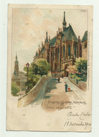 EINGANG Z. SCHLOSS ALTENBURG 1900  VIAGGIATA FP - Altenburg