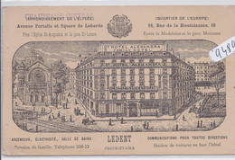 PARIS- HOTEL ALEXANDRA- LITHO - Pubs, Hotels, Restaurants