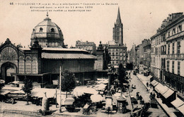 Toulouse - Place Et Halle Des Carmes, Clocher De La Dalbade Effondré, Edition Labouche Frères - Carte N° 46 Non Circulée - Toulouse