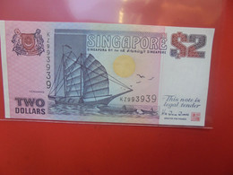 SINGAPOUR 2$ 1992 Peu Circuler (B.21) - Singapur